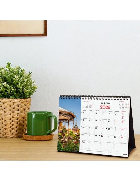 Finocam calendario sobremesa ciudades 2026