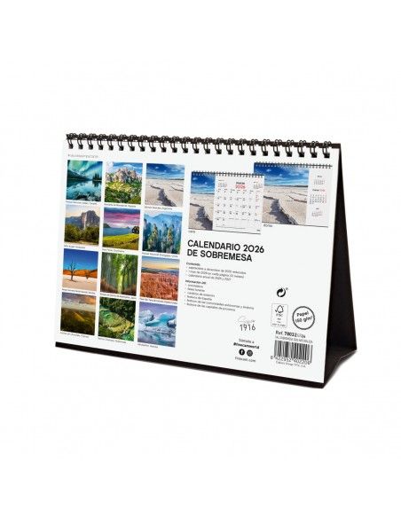 Calendario Finocam 2026 | Sobremesa con imágenes inspiradoras