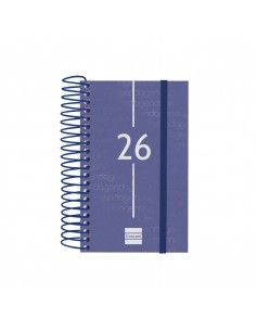 Agenda Espiral Year Color Azul 2026 Finocam formato A4