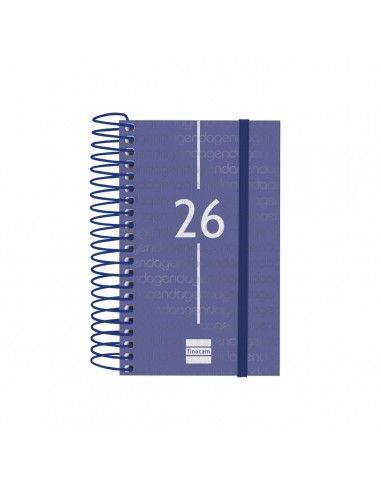 Agenda Espiral Year Color Azul 2026 Finocam formato A4
