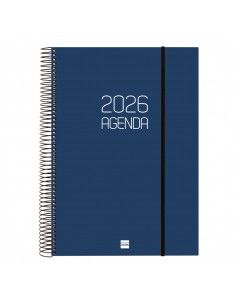 Agenda Opaque E40 1DP 2026 Color Azul Finocam profesional