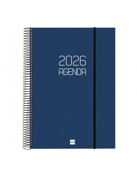 Agenda Opaque E40 1DP 2026 Color Azul Finocam profesional