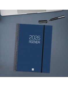 Agenda Opaque E40 1DP 2026 Color Azul Finocam profesional 2