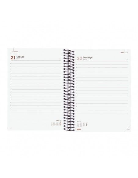 Agenda Espiral Opaque Azul Finocam 2026 – Moderna y resistente