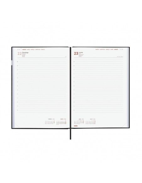 Agenda Porto Y11 2026 Negra Finocam moderna y profesional