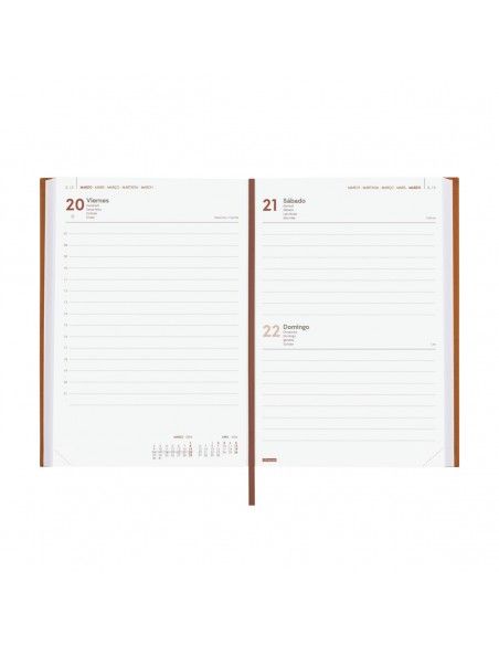 Agenda Finocam 2026 Milano Marrón Y10 elegante y profesional