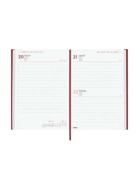 Agenda Finocam Milano Burdeos 2026 profesional y elegante