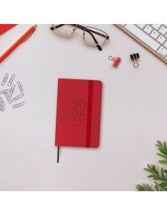 Agenda Lisa F2 SVH 2026 Rojo Finocam con tapa blanda y tacto suave 2