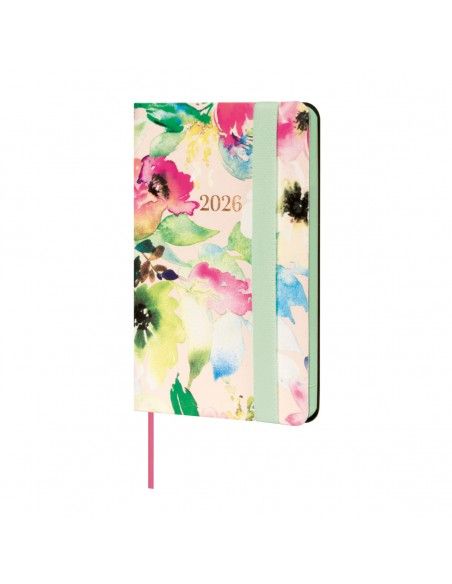 Agenda Joy F2 SVH 2026 Bloom Finocam con tapa blanda de tacto suave