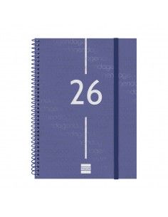 Agenda Espiral Year E10 2026 Azul Finocam portada