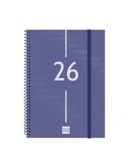 Agenda Espiral Year E10 2026 Azul Finocam portada