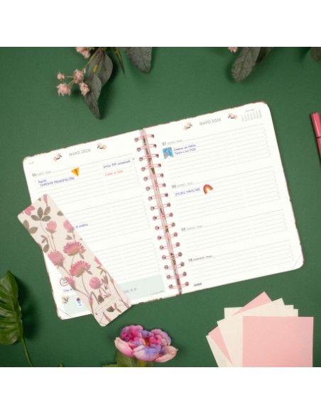 Agenda Moniquilla E10 SVH 2026 Amapola Finocam