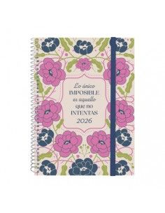 Agenda Design Col. E10 SVH 2026 Imposible Finocam tapa frontal