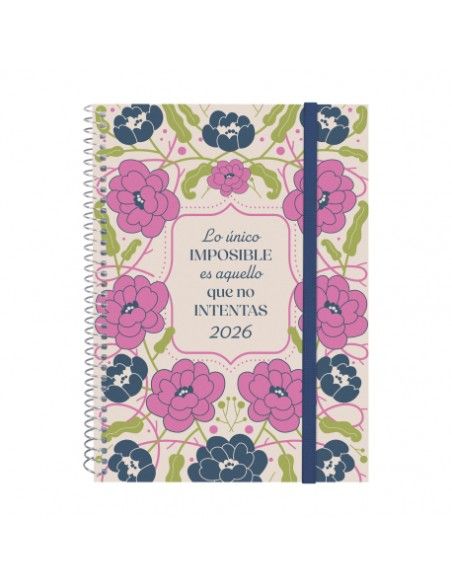 Agenda Design Col. E10 SVH 2026 Imposible Finocam tapa frontal