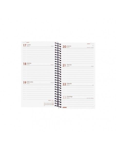 Agenda Opaque SVH 2026 Color Negro Finocam moderna y práctica