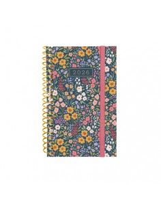 Agenda Espiral Design Collection SVH Flora 2026 Finocam con tapa floral