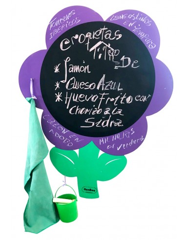 Set 5 pizarras gigantes Flor Henbea para aulas creativas