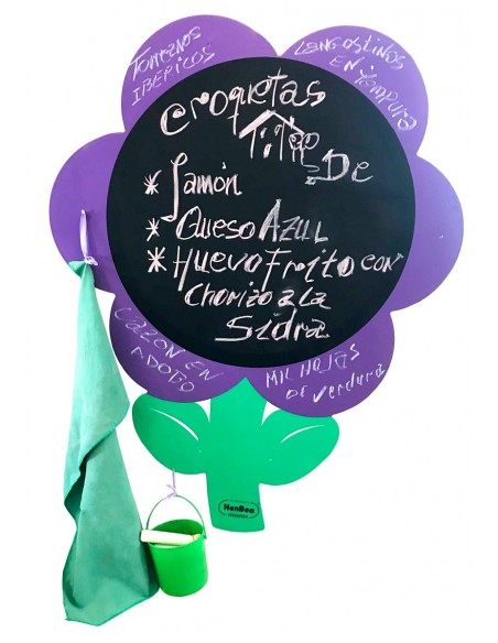 Set 5 pizarras gigantes Flor Henbea para aulas creativas