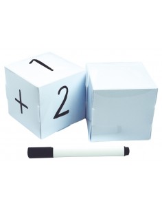 Dados en blanco Henbea personalizables