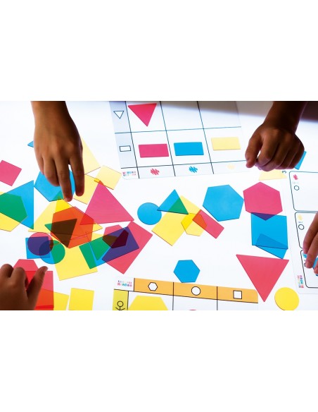 Set Henbea con 60 bloques lógicos y tarjetas
