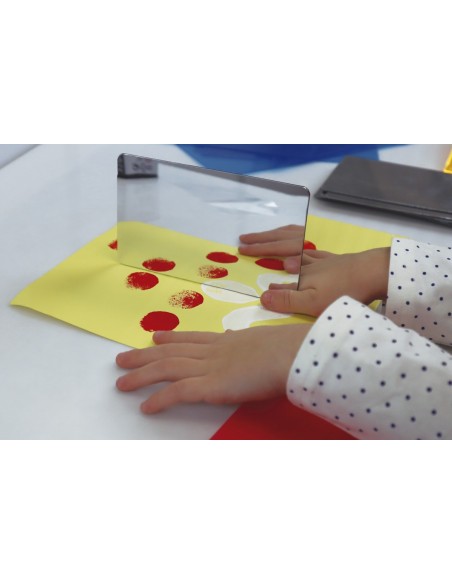 Set láminas espejo flexibles Henbea para creatividad infantil