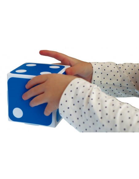 Dados gigantes puntos y números Henbea para actividades matemáticas