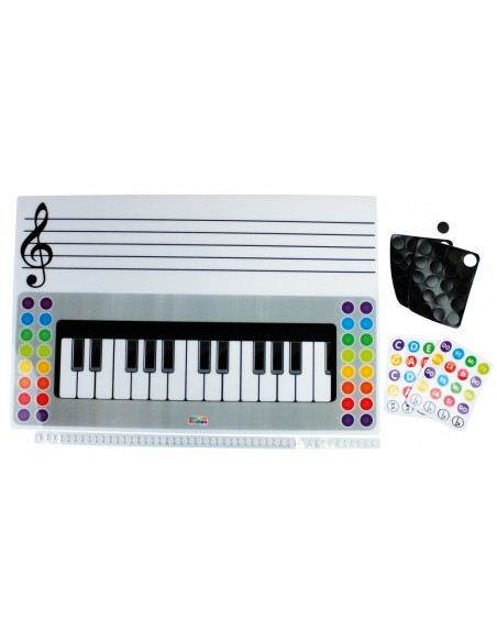 Pentapiano Henbea lámina musical interactiva