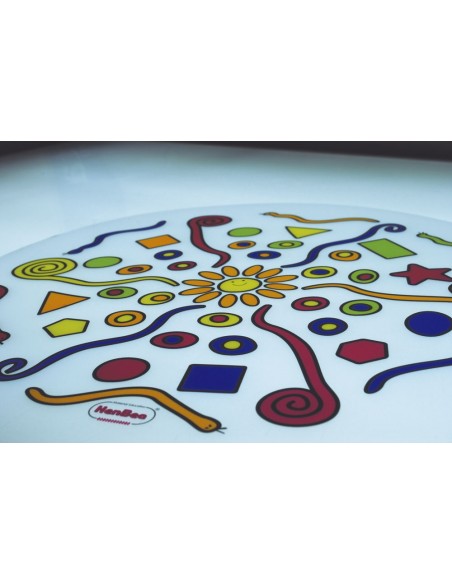 Plastiforma mandala traslúcido Henbea