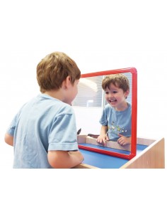 Espejo infantil irrompible aluminio Henbea 2
