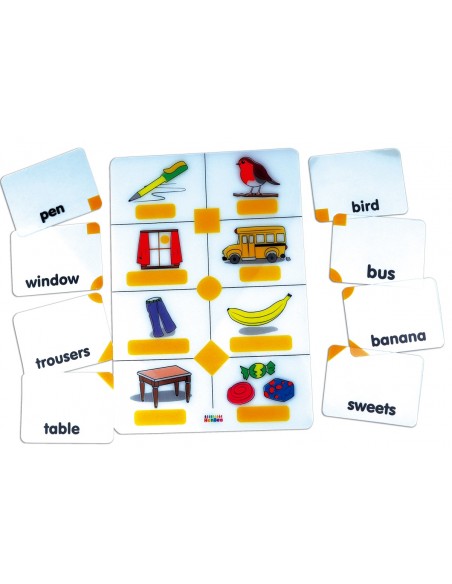 Vocabulary bingo translúcido Henbea