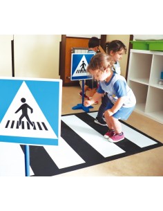 paso de peatones infantil lona henbea