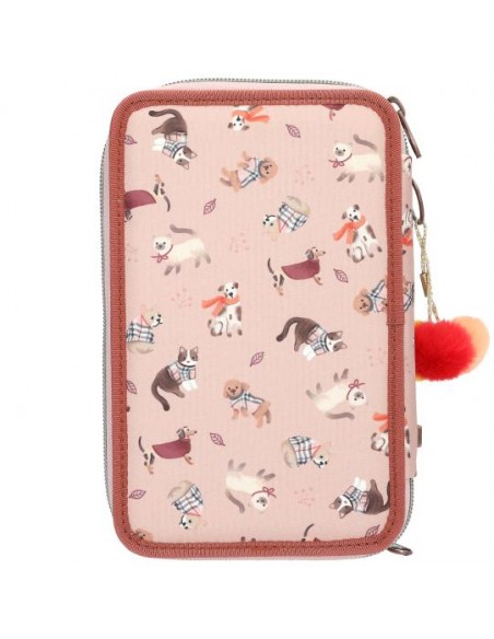 Estuche triple TOPModel FUR EVER FRIENDS Depesche completo