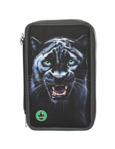 Estuche Dino World pantera negra iluminada
