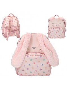 Mochila Princess Mimi PARTY rosa con conejito