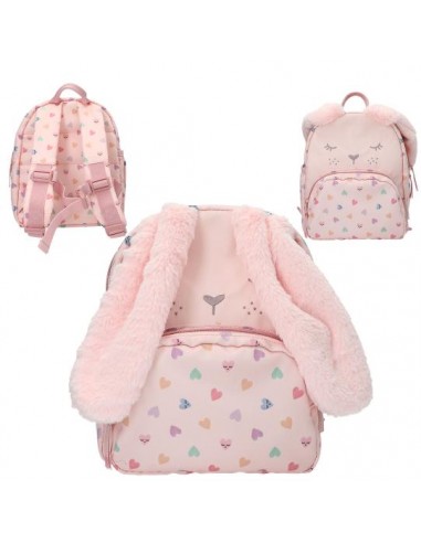 Mochila Princess Mimi PARTY rosa con conejito