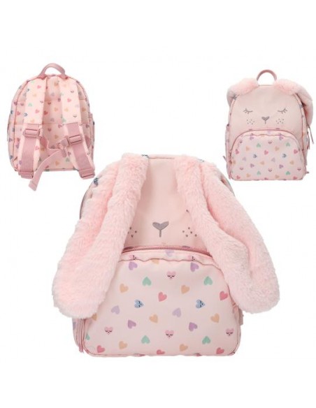 Mochila Princess Mimi PARTY rosa con conejito