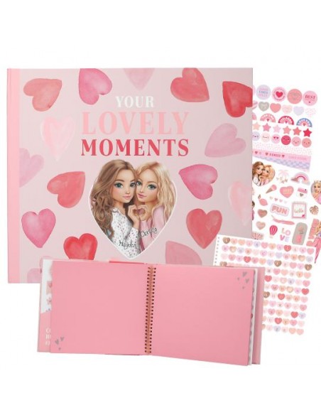 Álbum de fotos TOPModel DIY con pegatinas