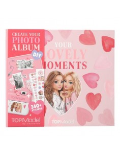 Álbum de fotos TOPModel DIY con pegatinas 2