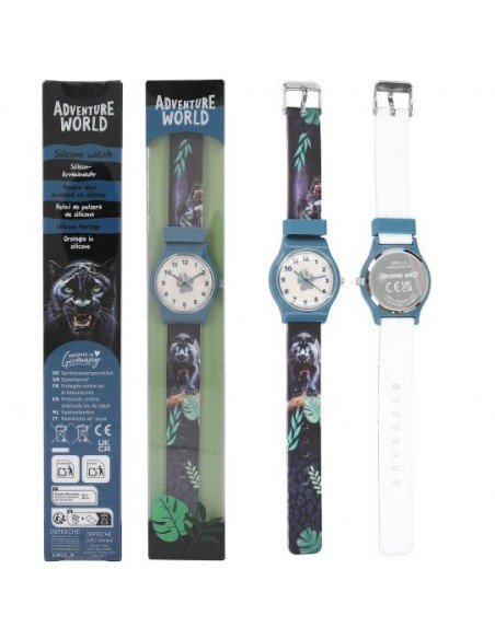 Reloj infantil Dino World pantera negra