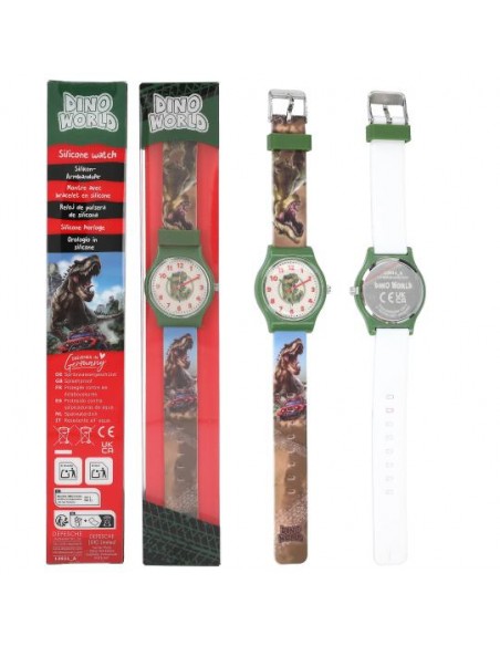 Reloj de pulsera Dino World resistente