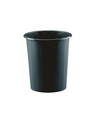 Papelera de polipropileno negra 14 litros Faibo
