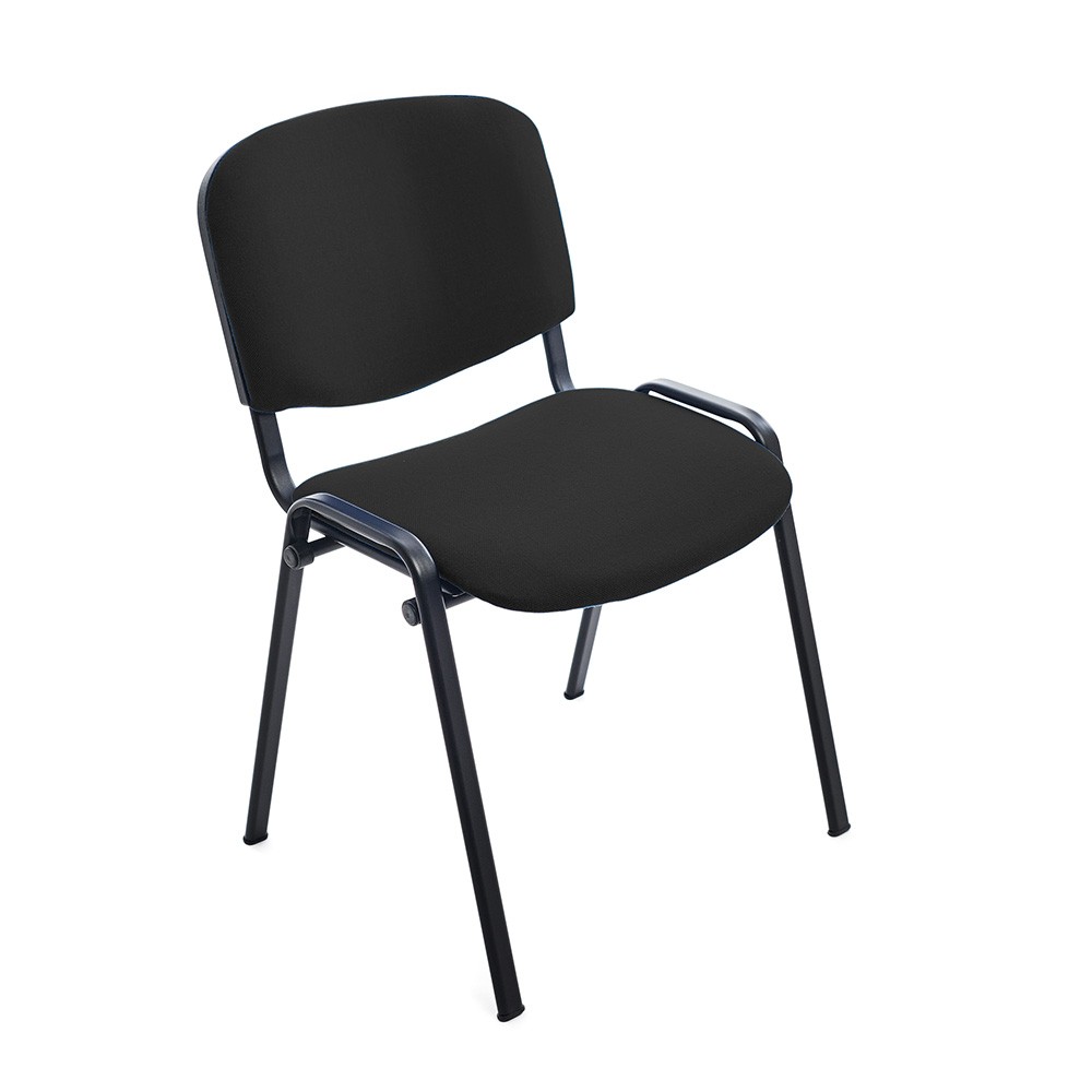 Silla confidente RD-965 Rocada con tela ignífuga y base metálica