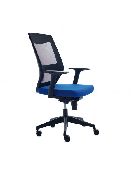 Silla oficina Rocada malla negra regulación lumbar