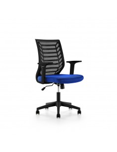 Silla oficina Rocada respaldo malla negra