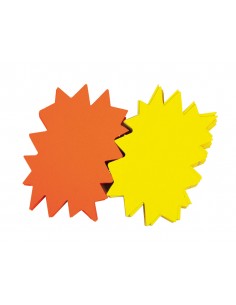 Etiqueta flash fluorescente 80x120 mm Apli pack 50 unidades