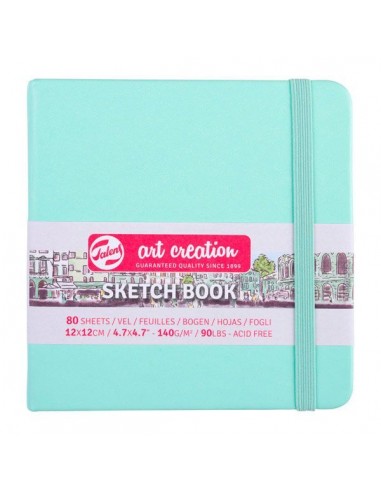 Cuaderno Bocetos Talens Art Creation 12x12 cm menta