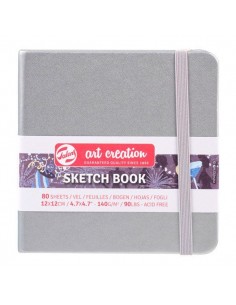 Cuaderno Bocetos Talens Art Creation Plata 12x12 cm