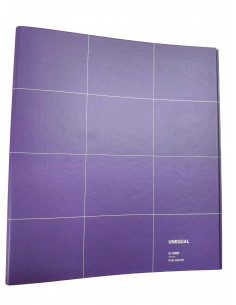 Carpebook A4 morado Grafoplas Unequal