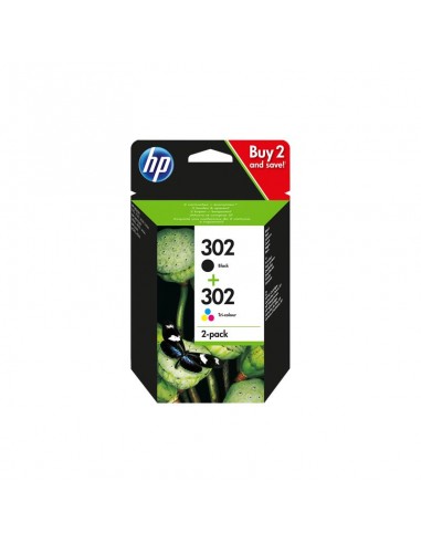 Cartucho HP 302 pack negro y color original