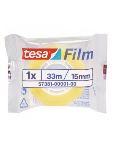Cinta adhesiva Tesafilm Standard transparente 19 mm x 33 m